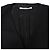 Vestido envelope Alessandra Rich em lã virgem preta Preto - vista 4