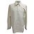 Camicia con bottoni Burberry in cotone bianco Crudo