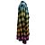 Céline Camicia in flanella a quadri tie-dye Celine in cotone multicolore - vista 4