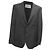 Autre Marque Mr, P. Single-Breasted Blazer with Pockets in Black Wool