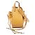 LOEWE Mini borsa a tracolla Hammock in pelle per donne - Giallo - vista 2