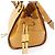 LOEWE Mini borsa a tracolla Hammock in pelle per donne - Giallo - vista 7