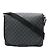 Borsa a Spalla Daniel MM Damier Graphite Louis Vuitton Nero Grigio