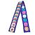 CHANEL Lenço Bandeau Coco Mark, Seda, Feminino, Multicolorido, Como Novo Multicor