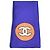 CHANEL Lenço Bandeau Coco Mark, Seda, Feminino, Multicolorido, Como Novo Multicor - vista 9