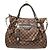 Evora Borsa a spalla Louis Vuitton Damier Évora MM da donna Ebano Marrone