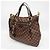 Borsa a mano Louis Vuitton Damier Evora MM da donna, borsa a spalla marrone, ebano - vista 16