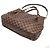 Borsa a mano Louis Vuitton Damier Evora MM da donna, borsa a spalla marrone, ebano - vista 2