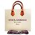 Bolsa de ombro D&G para homens em couro e madeira da Dolce & Gabbana