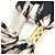 Sciarpa con frange e nappine LOUIS VUITTON con strass, stole in seta, donna, marrone - vista 4