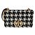 Christian Dior Caro Macro-Houndstooth Fabric Medium Nero