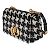 Christian Dior Caro Macro-Houndstooth Fabric Medium Nero - vista 2