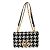 Christian Dior Caro Macro-Houndstooth Fabric Medium Nero - vista 4