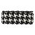 Christian Dior Caro Macro-Houndstooth Fabric Medium Nero - vista 5