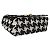 Christian Dior Caro Macro-Houndstooth Fabric Medium Nero - vista 6
