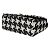 Christian Dior Caro Macro-Houndstooth Fabric Medium Nero - vista 7