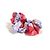 Set di Scrunchie Monogram LOUIS VUITTON (solo cerchio) Elastico per Capelli in Seta Donna Rosa - vista 2