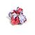 Set di Scrunchie Monogram LOUIS VUITTON (solo cerchio) Elastico per Capelli in Seta Donna Rosa - vista 3