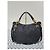 Borsa a mano Prada in nylon con manico superiore in jacquard nero - vista 2