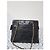 Borsa a spalla in caviale con logo ricamato Chanel nera Nero - vista 5