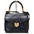 Yves Saint Laurent Vintage Leder Umschlag Dandy Umhängetasche/Handtasche Schwarz  - Ansicht 1