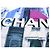 Sciarpa in seta con logo Coco Mark di CHANEL per donne, rossa multicolore - vista 5