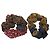 Scrunchie Be Mindful Monogram in Seta Marrone LOUIS VUITTON Blu