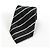 Corbata de seda Monogram Stripe LOUIS VUITTON para hombre Castaño - vista 2