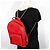 Mochila GUCCI Soho em couro vermelho com corrente entrelaçada para mulheres - vista 10