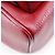 Mochila GUCCI Soho em couro vermelho com corrente entrelaçada para mulheres - vista 4