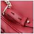 Mochila GUCCI Soho em couro vermelho com corrente entrelaçada para mulheres - vista 8