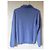Daniel Crémieux Herren Cashmere Pullover mit Polo Kragen Blau Gr 42 - Ansicht 2