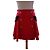 Falda envolvente Moschino Cheap And Chic lana negro rojo Roja
