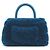 Borsa a spalla Chanel Stitch Coco Handle (XS), Donna, Mouton, Blu - vista 2