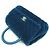 Borsa a spalla Chanel Stitch Coco Handle (XS), Donna, Mouton, Blu - vista 3