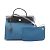 Borsa a mano Hermès Airbag Zip PM Nero Blu