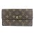 Louis Vuitton Monogramm Langbörse Braun