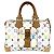 Borsa Boston Mini Speedy 30 Monogram Multicolore Louis Vuitton Bianco