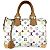 Borsa Boston Mini Speedy 30 Monogram Multicolore Louis Vuitton Bianco - vista 2