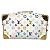 Borsa Boston Mini Speedy 30 Monogram Multicolore Louis Vuitton Bianco - vista 5