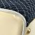 Borsa Boston Matelassé Chanel Bianco Blu navy - vista 9