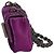 Borsa a spalla mini Natalia in velluto viola Tom Ford con catena e chiusura a scatto TF, borsa da sera Porpora - vista 5