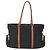 Sac Tote Miu Miu en Nylon Cuir Noir Marron Argent Auth 164862 Argenté - vue 3