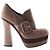 Miu Miu Pumps mit Keilabsatz Braun