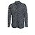 Camicia a pois blu e bianchi Saint Laurent Bianco