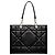 Christian Dior Essential Archicannage Quilt Calfskin Large Nero