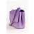 Chanel Borsa a tracolla in pelle viola Porpora - vista 2