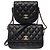 Borsa CHANEL Side Pack in Pelle Nera - 103216 Nero