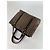 Triomphe Céline Vintage Celine Paris Monogram Handtasche braun beige - Ansicht 11
