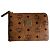 Cartera MCM Visetos de cuero marrón Castaño